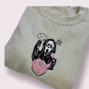 Embroidered Crewneck Sweatshirt